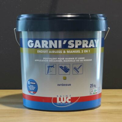 Enduit GARNI'SPRAY ST LUC seau 25 kg