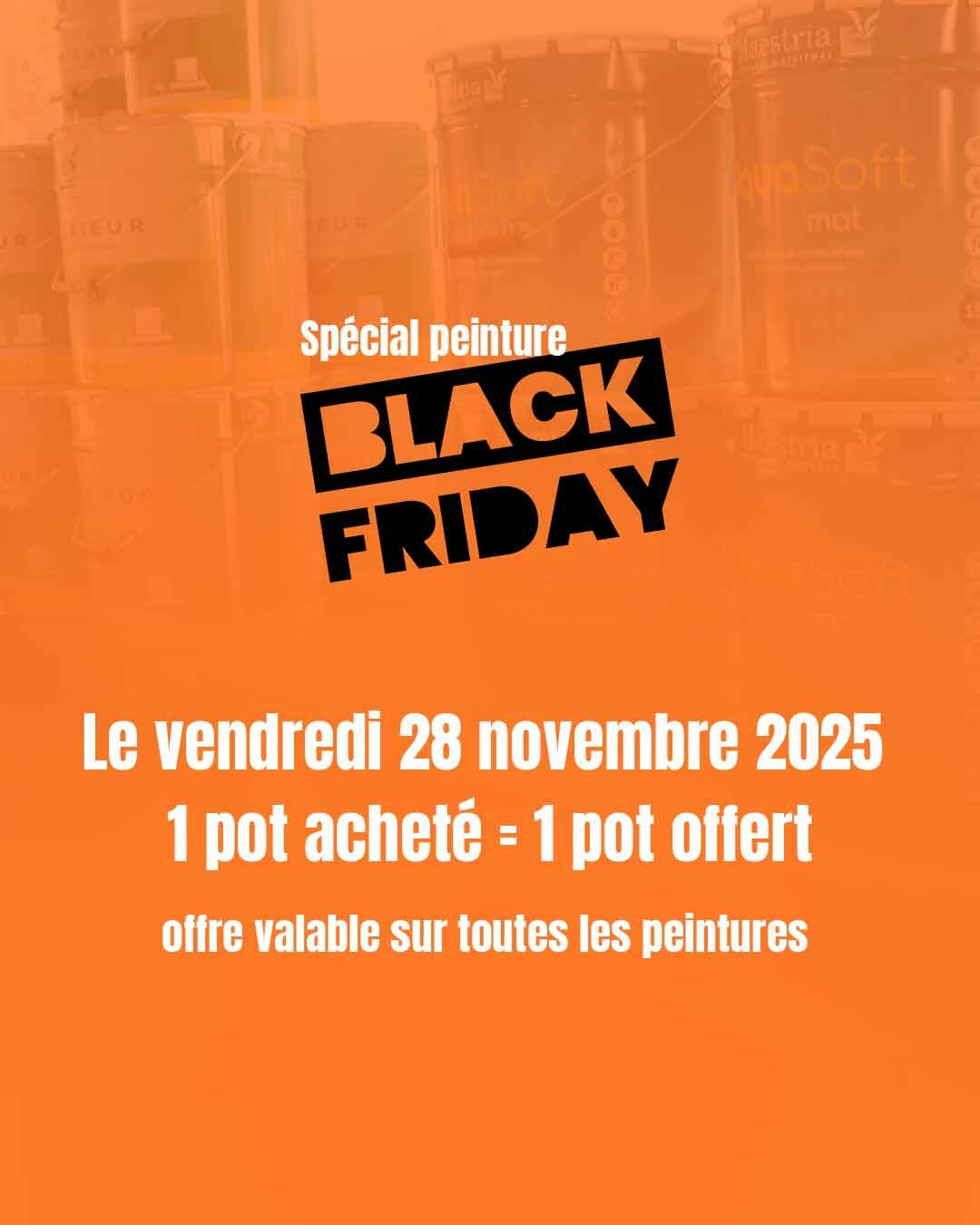 Black friday peinture Black friday peinture