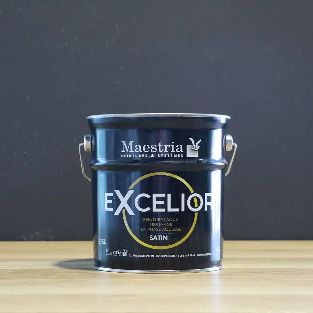 Pot de laque Maestria Excelior Satin blanc 2,5 litres