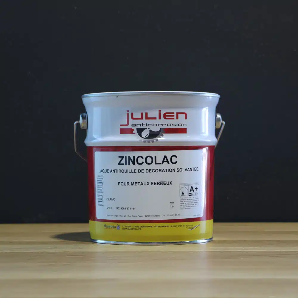 Pot de laque antirouille Maestria Julien Zincolac blanc 2,5 litres