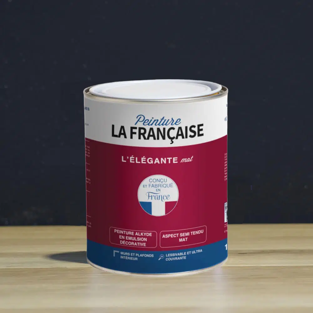 Pot de peinture La Française L'Élégante, finition mate blanche